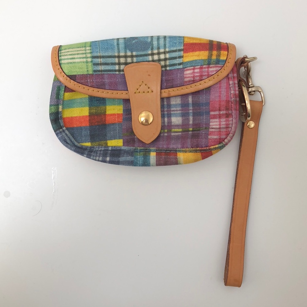 Authentic Dooney & Bourke Plaid Wristlet
